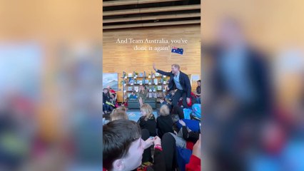 Prince Harry scores a cheeky gift at the Invictus Games