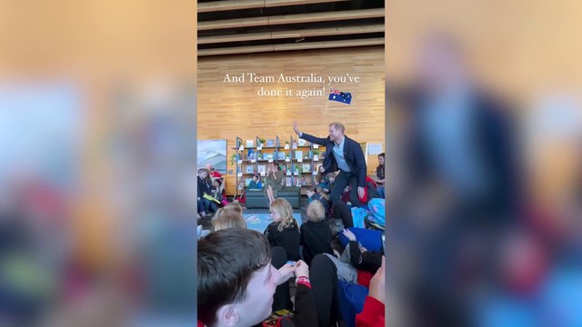 Prince Harry scores a cheeky gift at the Invictus Games