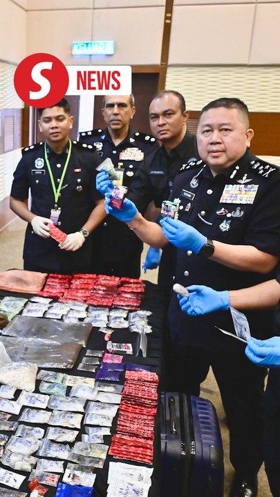 Police bust major drug ring, RM1.4 million narcotics haul in KL-Selangor raids