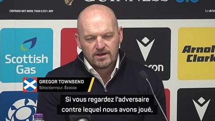 Écosse - Townsend : "Nous n'avons pas assez bien joué aujourd'hui"