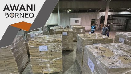 TUDM hantar 8 tan bekalan makanan bantu mangsa banjir di Sarawak