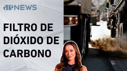 Tecnologia captura CO2 emitido por caminhões; Patrícia Costa comenta