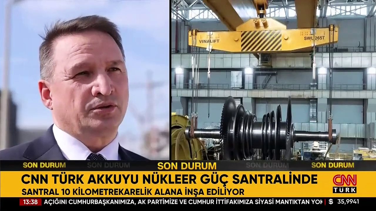 CNN TÜRK, Türkiye'nin ilk nükleer güç santrali Akkuyu'daki çalışmaları görüntüledi
