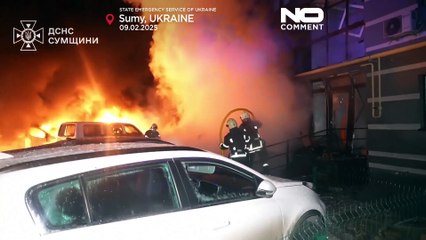 Ukraine : attaque de drones russes sur une zone résidentielle de Soumy