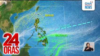 Maulang panahon sa ilang bahagi ng bansa, magpapatuloy bunsod ng shear line | 24 Oras