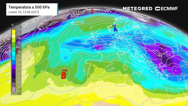 La NAO se desploma: intensa circulación de borrascas atlánticas