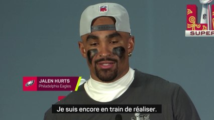 Super Bowl LIX - Hurts : "Un long voyage fait de hauts et de bas"