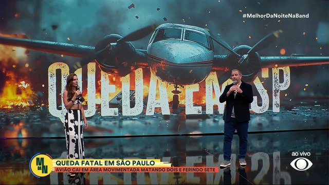 Avião cai em São Paulo: piloto explica possíveis causas do acidente | Melhor da Noite