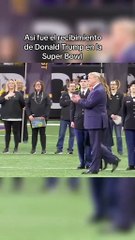 Donald Trump en el Super Bowl 2025