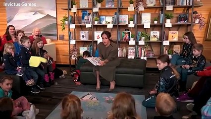 Meghan’s words to Harry after he makes poignant book choice for Invictus Games’ children’s reading session