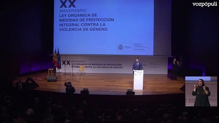 Sánchez cuestiona la "praxis" de jueces en violencia machista