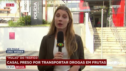 Casal boliviano é preso em SP com cocaína escondida em carga de frutas