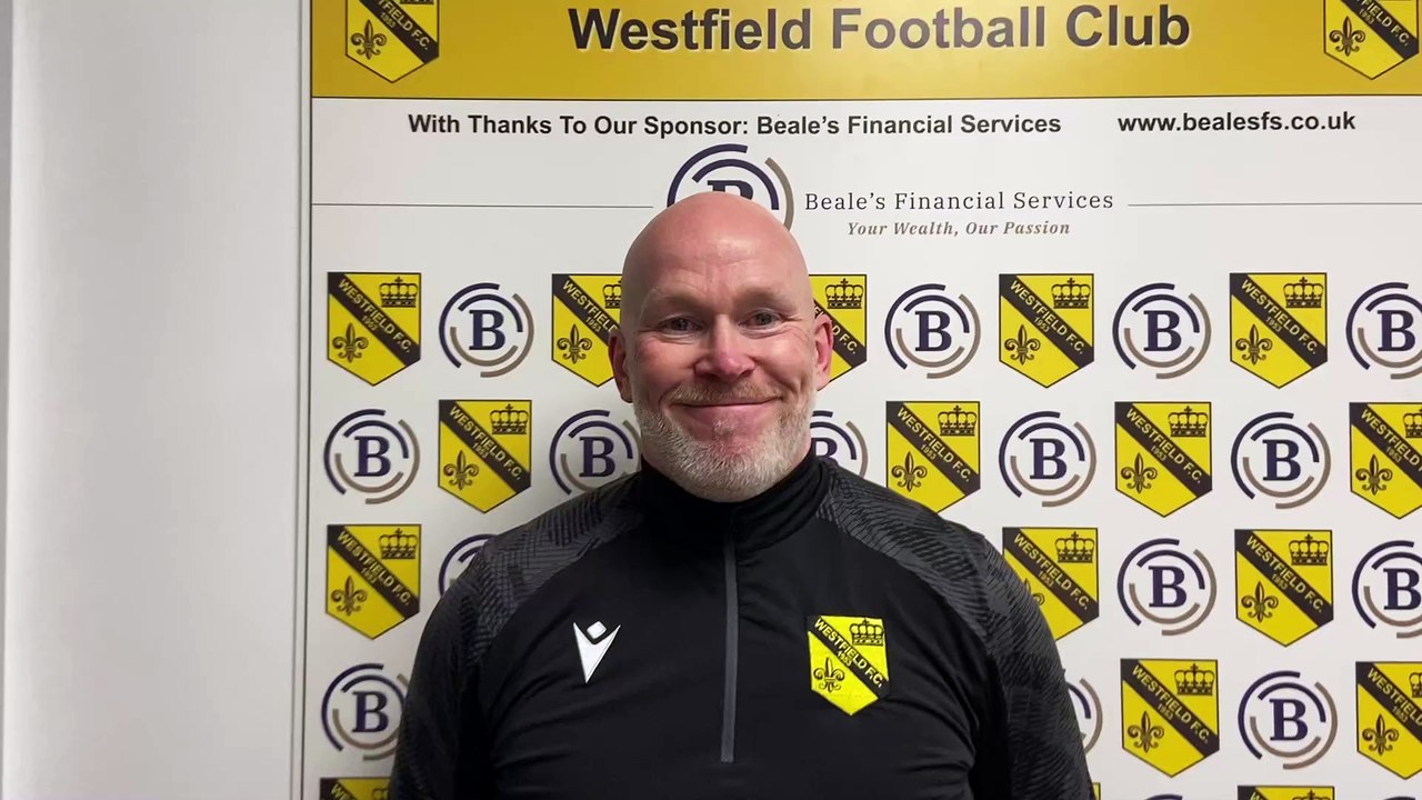 Westfield assistant manager Dave Powell post-Moneyfields