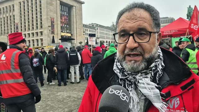 Mobilisation des sous-traitants d'Audi Brussels dans la capitale