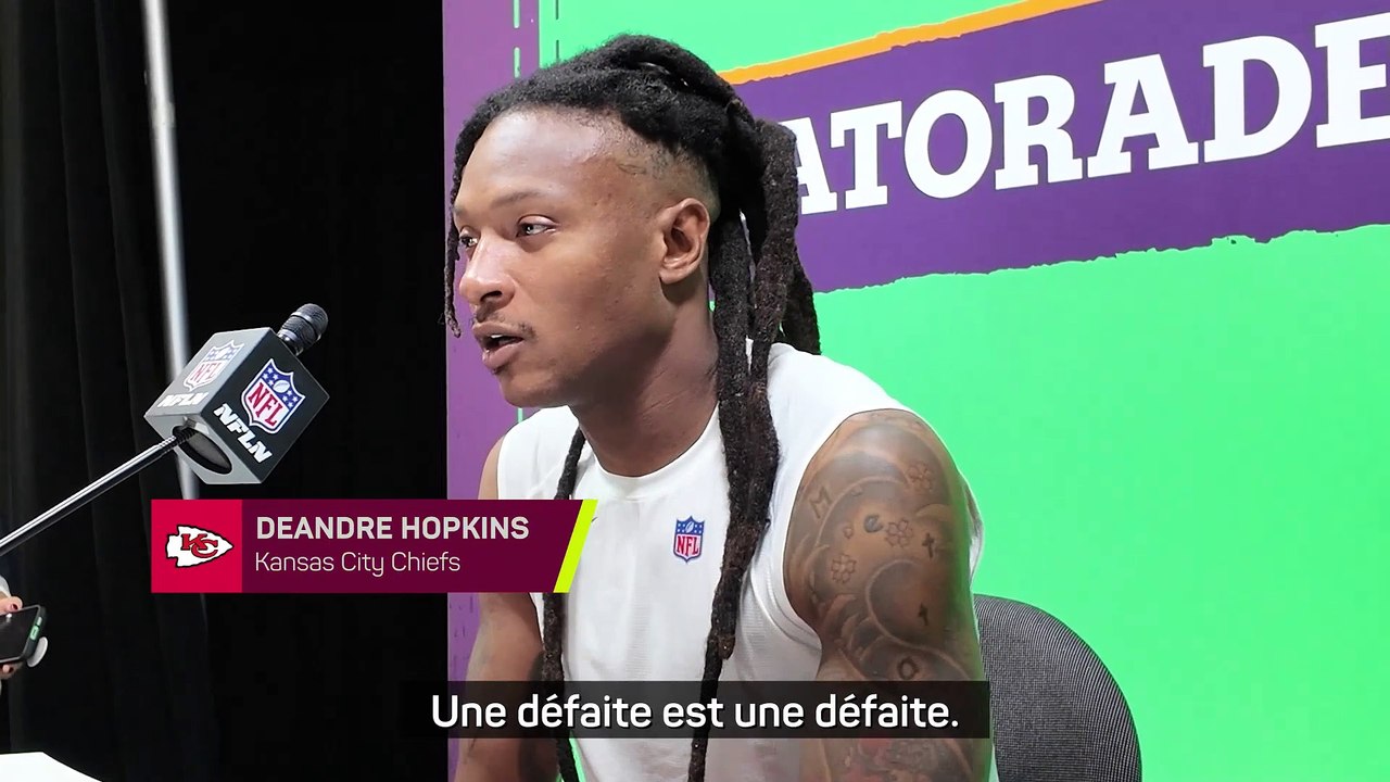Super Bowl LIX - Hopkins aux journalistes : "Allez-vous parler des arbitres maintenant ?"