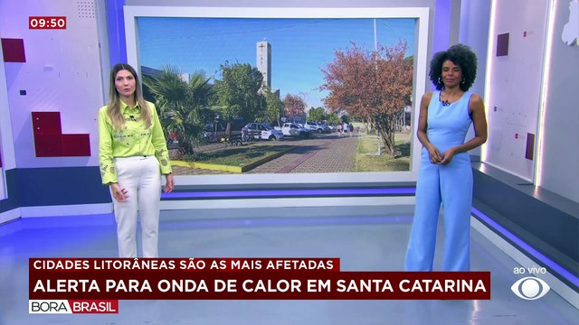 Inmet emite alerta de perigo para onda de calor em SC