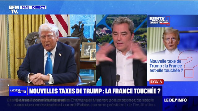 La France est-elle touchée par la nouvelle taxe de Donald Trump?f BFMTV répond à vos questions
