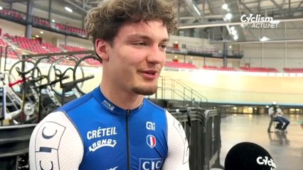 Cyclisme - Piste - Europe 2025 - Etienne Oliveiro : "Si je suis la relève du sprint ? On va dire ça !"