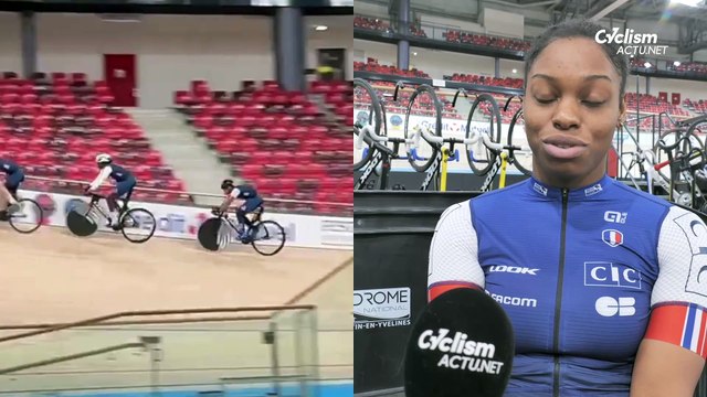 Cyclisme - Piste - Europe 2025 - Marie-Louisa Drouode : J'ai déjà les Jeux Olympiques de Los Angeles dans un coin de ma tête