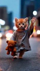 Poor cat comeback to give Iphone #cat #catanimation #poorcat