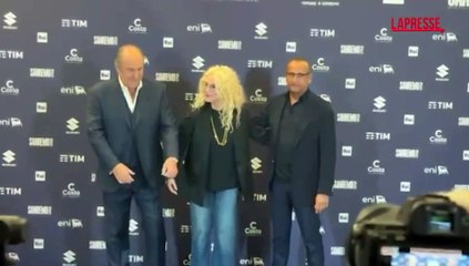 Sanremo 2025, Carlo Conti con i co-conduttori Clerici e Scotti