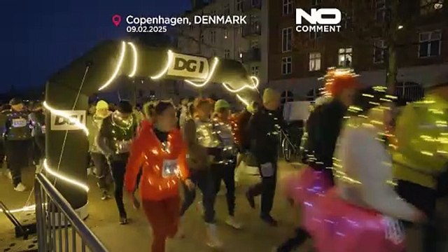 Le Light Art Run festival de Copenhague rassemble 1 300 coureurs