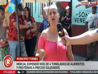 Táchira | Más de mil familias del mcpio. Torbes adquirieron alimentos de Mercal a precios solidarios