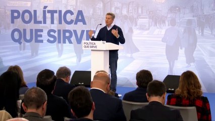 Feijóo denuncia la "agenda del escándalo" del Gobierno y defiende las propuestas del PP