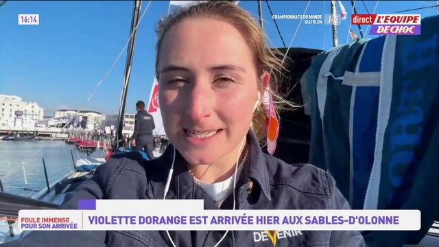 Violette Dorange : « Je ne m'attendais pas à un tel engouement » - Voile - Vendée Globe