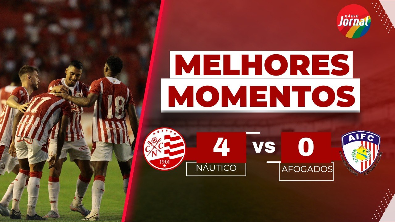 Melhores Momentos Náutico 4x0 Afogados - Campeonato Pernambucano - 09.02.2025