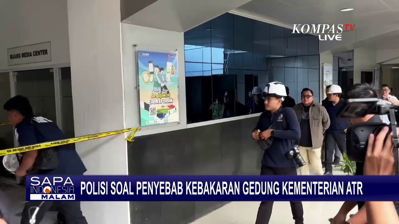 Usai Olah TKP, Polisi Ungkap Penyelidikan Penyebab Kebakaran Gedung Kementerian ATR BPN