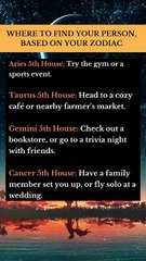 Zodiac 5th House Where to Find Your Person