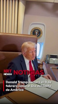 El presidente norteamericano firmó la Orden Ejecutiva 14172 en el avión presidencial mientras se dirigía a ver el Super Bowl