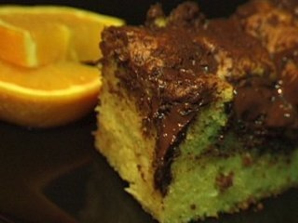 El bizcocho de naranja con chocolate de Aina