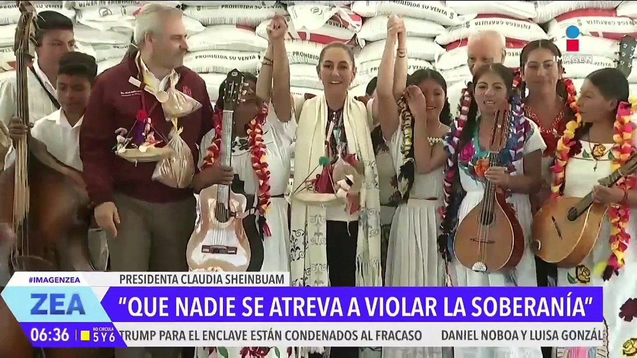 Claudia Sheinbaum advierte que nadie se puede atrever a violar la soberanía de México