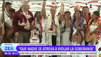 Claudia Sheinbaum advierte que nadie se puede atrever a violar la soberanía de México