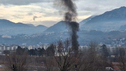 Allarme incendio a Trento Sud: vigili del fuoco in azione
