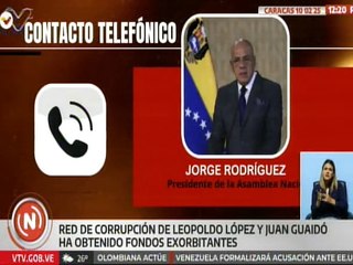 Pdte. AN Rodríguez expuso que red de coyotes es liderada por Guaidó, López, Paparoni y Vecchio
