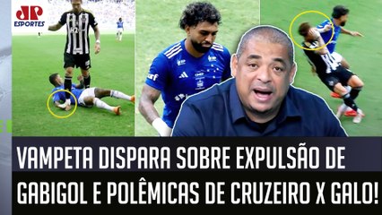 "QUÊ??? POR%@ NENHUMA! E o Gabigol QUIS APARECER porque..." Vampeta DISPARA após Cruzeiro x Galo!