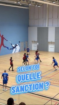 Selon toi quelle sanction ? 👀🥅 #Handball #Hand #HandballPlayer #EPHB #Quiz