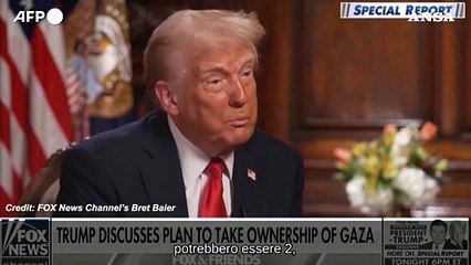 Trump:"In piano Gaza nessun diritto ai palestinesi di tornare"