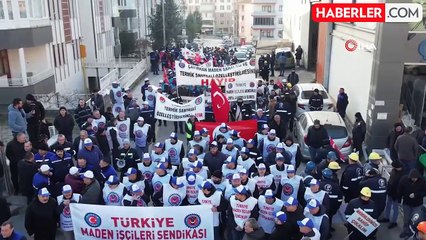 Maden İşçileri Özelleştirmeye Karşı Ankara'ya Yürüyor