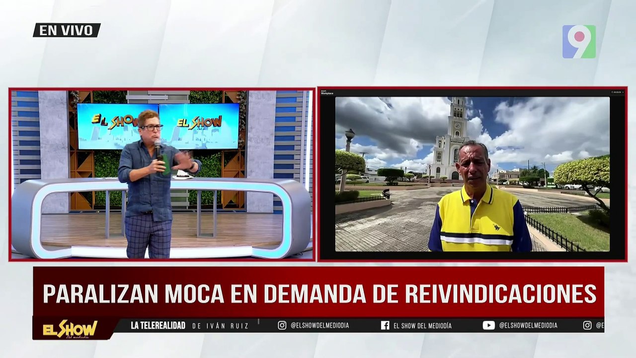 Paralizan Moca en demanda de reivindicaciones | El Show del Mediodía