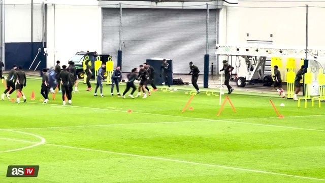 ENTRENAMIENTO del MANCHESTER CITY previo al PARTIDO de CHAMPIONS LEAGUE contra el REAL MADRID