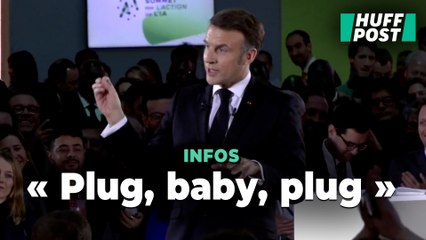 Macron détourne la célèbre formule de Trump