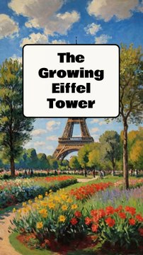 The Eiffel Tower Can Grow?! I The Eiffel Tower is ALIVE?! 😱#EiffelTower #CrazyFacts #Science #WeirdButTrue #DidYouKnow #Paris #MindBlown #ScienceFacts #Summer #Winter