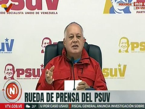 Sec. Gral. del PSUV Diosdado Cabello: El principal problema de la oposición es que no tienen palabra