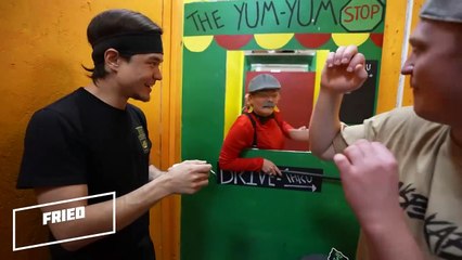 ESCAPING 100 LAYERS OF FOOD WITH MATT STONIE!