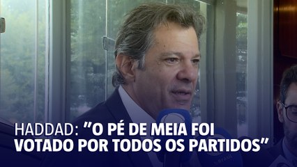 Haddad fala sobre tarifas de Trump e programa Pé de Meia