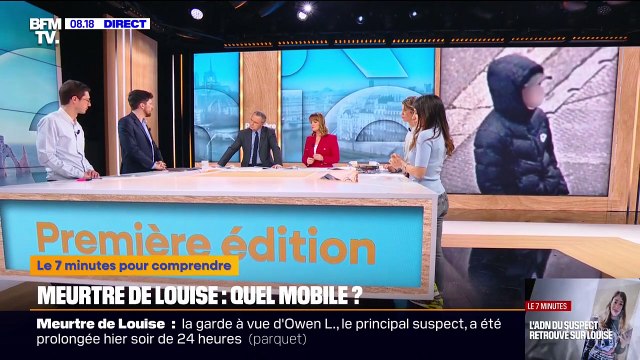 7 MINUTES POUR COMPRENDRE - Meurtre de Louise: quel mobile pour le principal suspect Owen L. ?